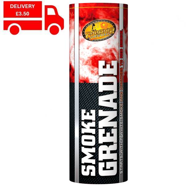 White To Red Smoke Grenade